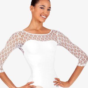 NWOT Baltogs Womens 3/4 Sleeve Leotard